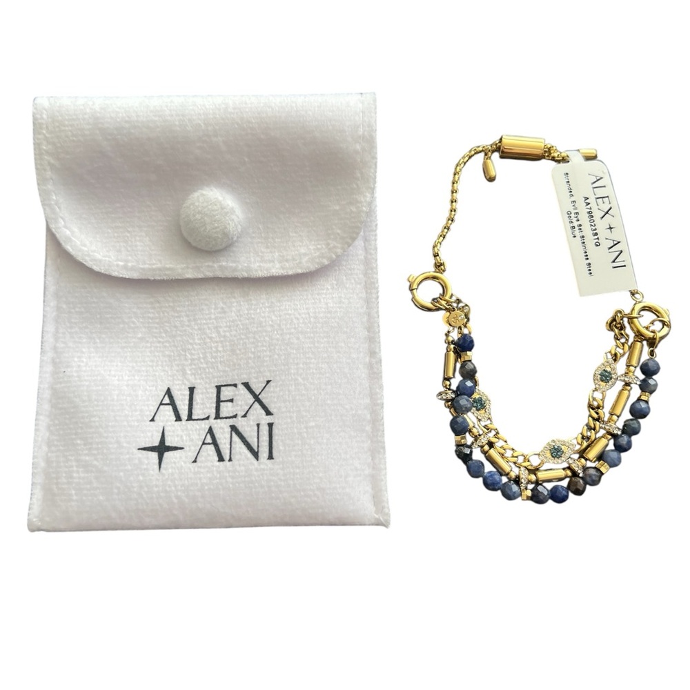 Alex and Ani Evil Eye Stranded Bracelet Set BNWT - Picture 3 of 5